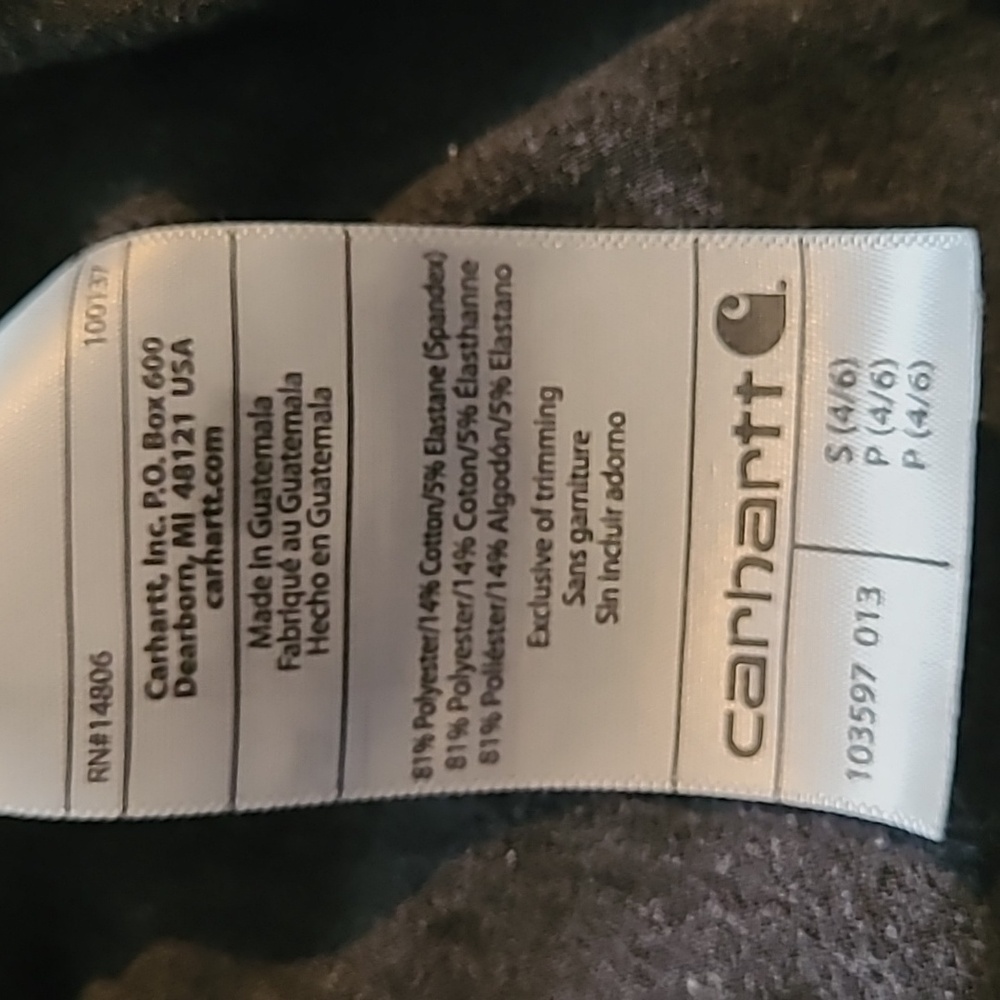 Carhartt Pullover Shirt Women's Size S - Picture 6 of 10